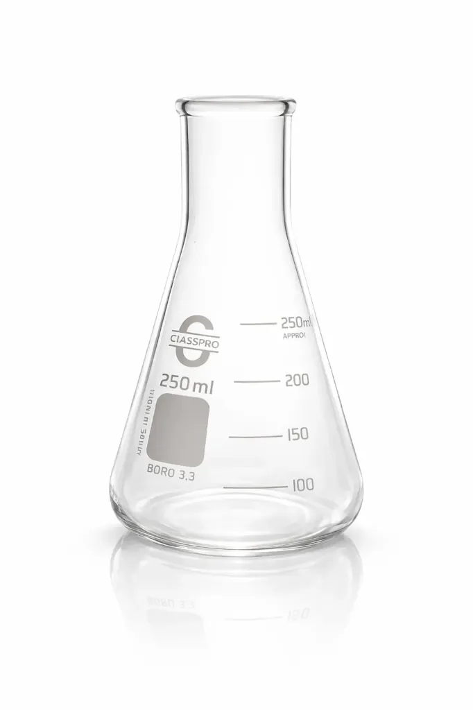Conical Flask Narrow Mouth "Glasspro Logo" (25ML)