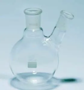 2Neck Round Bottom Flask "Glasspro Logo"
