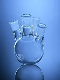 4Neck Round Bottom Flask "Glasspro Logo" (100ML, B19, B19, Parallel)