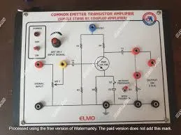 (CE) COMMON EMITTER TRANSISTOR AMPLIFIER KIT